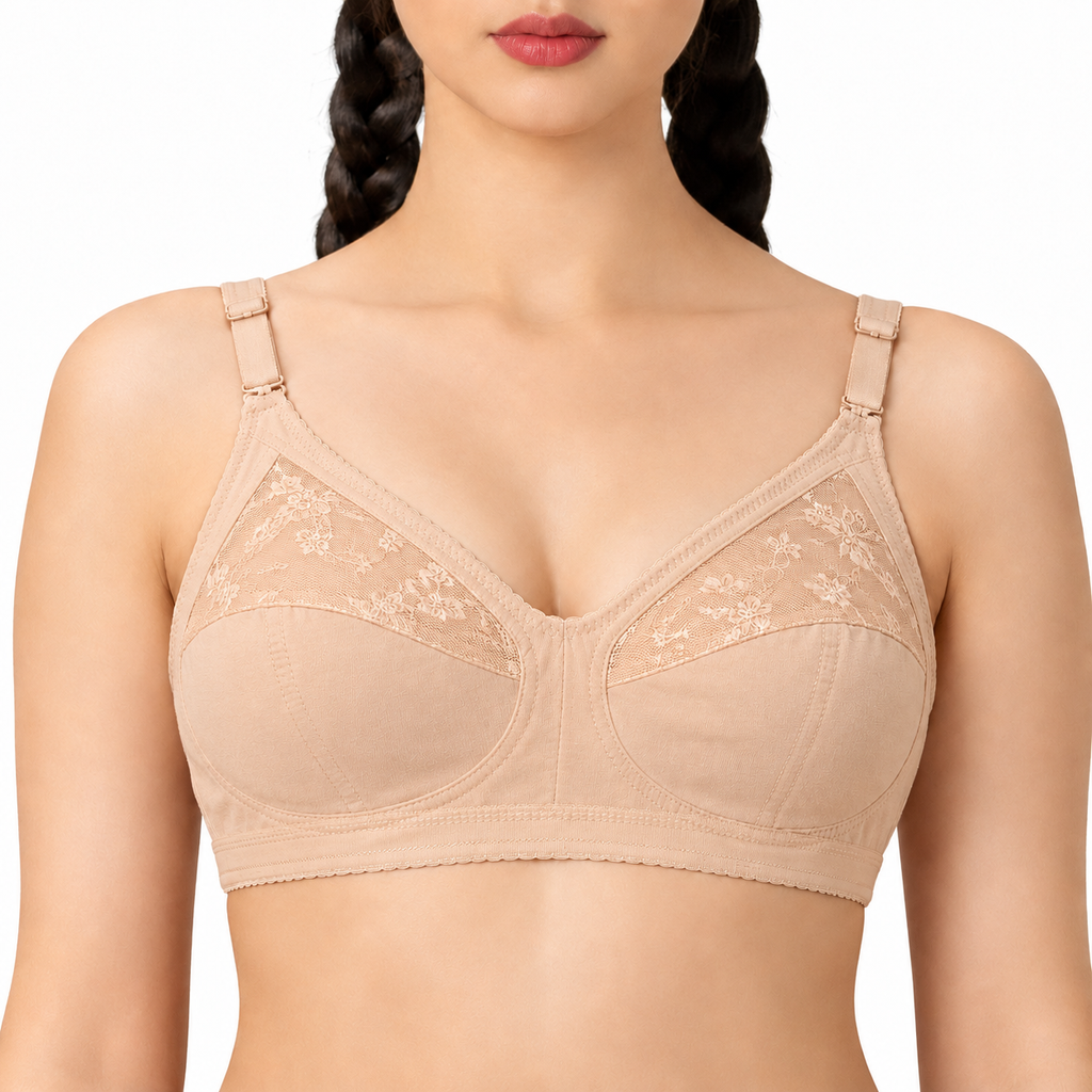 Elegant Lace Bra for Women – Comfortable Support & Adjustable Straps