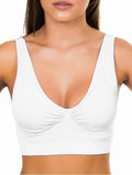 Non-Padded Stretchable Sports & Comfort Bra - Soft Non-Wired T-Shirt Bra