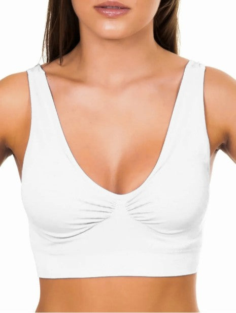 Non-Padded Stretchable Sports & Comfort Bra - Soft Non-Wired T-Shirt Bra