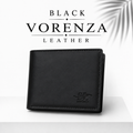Vorenza Signature Leather Wallet - Black